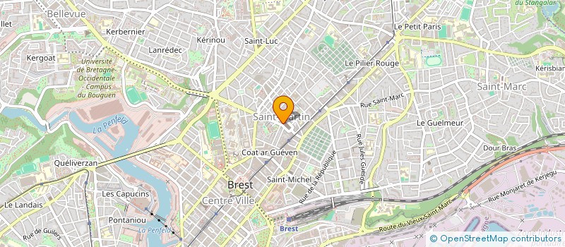 localisation de l'entreprise MADAME EMELINE VAN MEEUWEN à BREST