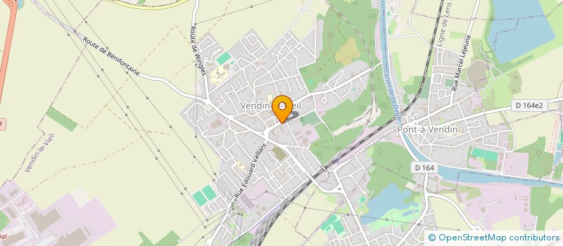 localisation de l'entreprise MADAME EMELINE VANBERTEN  VENDIN-LE-VIEIL