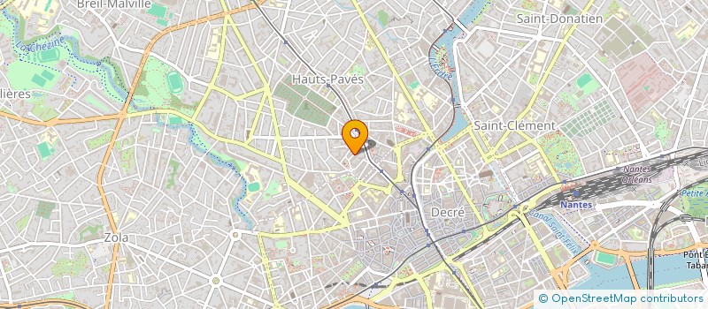 localisation de l'entreprise MADAME EMELINE VENDEVILLE à NANTES