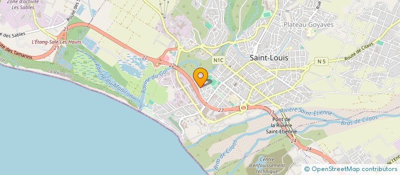 localisation de l'entreprise MADAME EMELINE VINGADASSALOM  SAINT-LOUIS