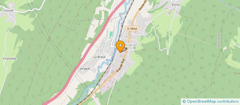 localisation de l'entreprise MADAME EMELINE VO DINH  MARTIGNAT