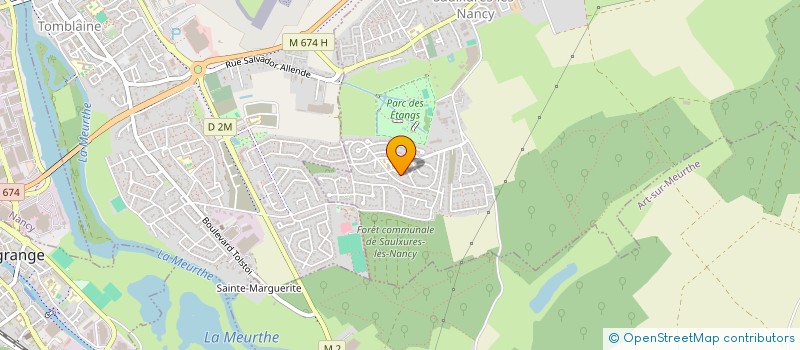 localisation de l'entreprise MADAME EMELINE WITTMER  SAULXURES-LES-NANCY