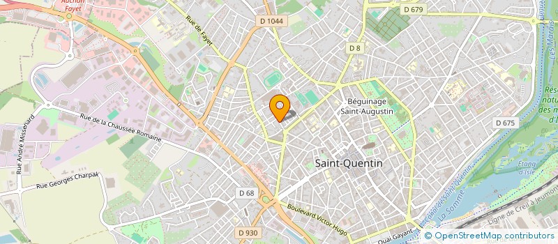 localisation de l'entreprise MADAME EMELY ROUSSELOT à SAINT-QUENTIN