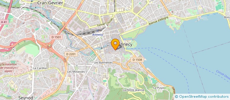 localisation de l'entreprise MADAME EMELYNE AVOCAT à ANNECY