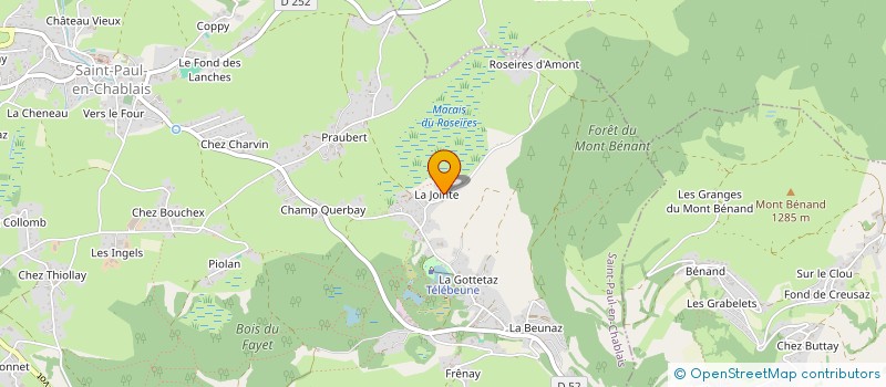 localisation de l'entreprise MADAME EMELYNE CEFAI  SAINT-PAUL-EN-CHABLAIS