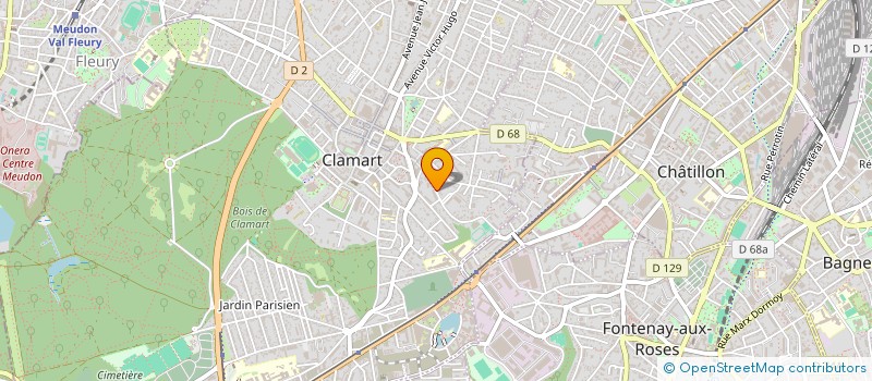 localisation de l'entreprise MADAME EMELYNE CHIROL à CLAMART