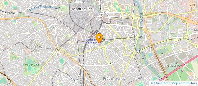 localisation de l'entreprise MADAME EMELYNE DA SILVA à MONTPELLIER
