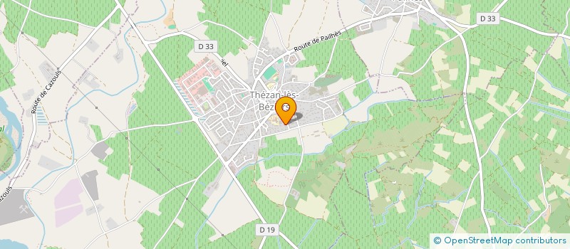 localisation de l'entreprise MADAME EMELYNE DELL OVA  THEZAN-LES-BEZIERS