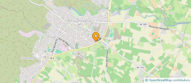 localisation de l'entreprise MADAME EMELYNE LABEDAN à COURNONTERRAL