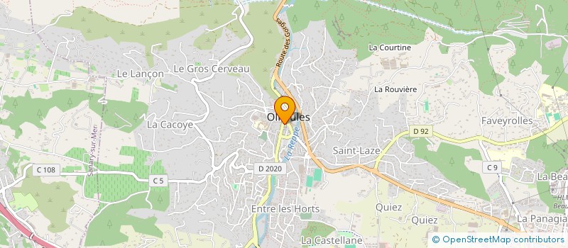 localisation de l'entreprise MADAME EMELYNE LE PRIOL  OLLIOULES