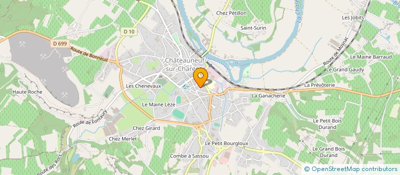 localisation de l'entreprise MADAME EMELYNE LONGRE  CHATEAUNEUF-SUR-CHARENTE