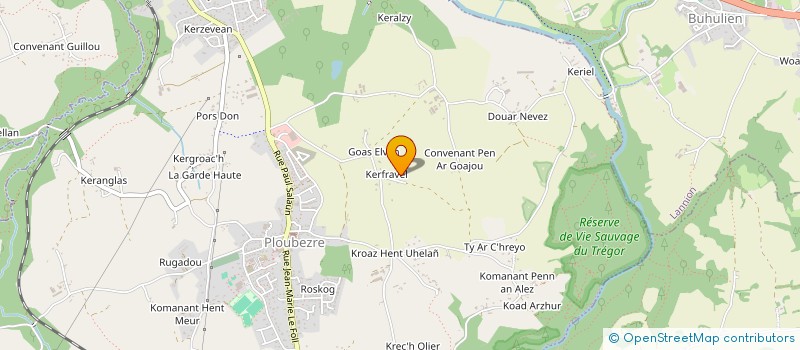 localisation de l'entreprise MADAME EMELYNE LOUBARESSE  PLOUBEZRE