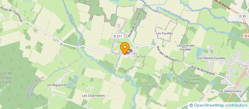 localisation de l'entreprise MADAME EMELYNE MAILLARD  CHENE-SEC