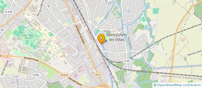 localisation de l'entreprise MADAME EMELYNE MENNESSON à SAINT-JULIEN-LES-VILLAS