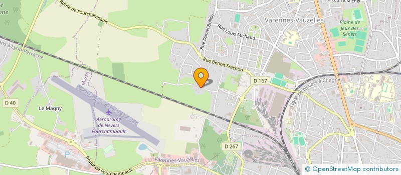 localisation de l'entreprise MADAME EMELYNE MULLER  VARENNES-VAUZELLES