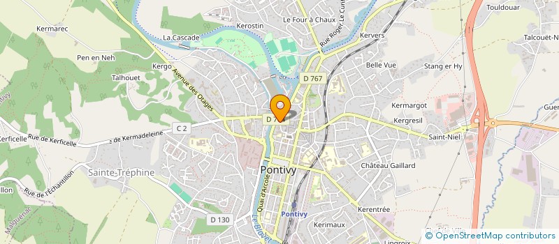 localisation de l'entreprise MADAME EMELYNE PERROT  PONTIVY