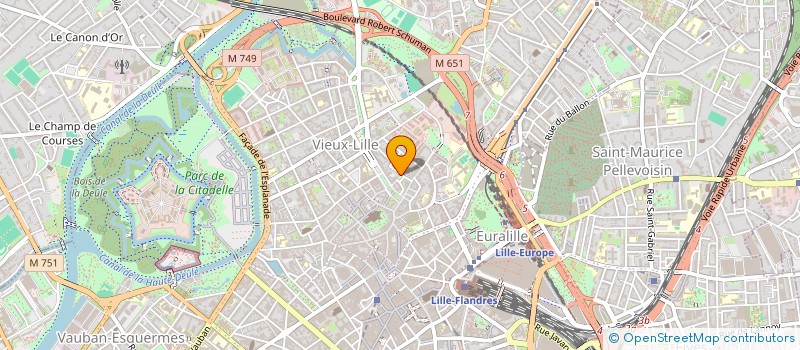 localisation de l'entreprise MADAME EMERANCE BAILLIE  LILLE