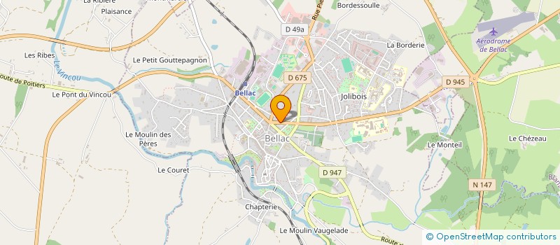 localisation de l'entreprise MADAME EMERANCE CAVAREC  AUBUSSON