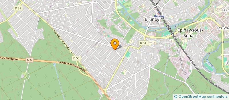 localisation de l'entreprise MADAME EMERANTINE LEBRUN à BRUNOY