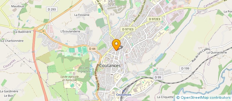 localisation de l'entreprise MADAME EMETHIE GUILLON  COUTANCES