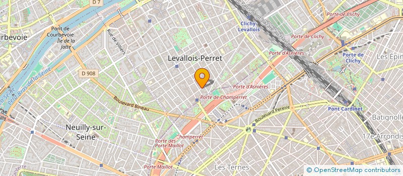 localisation de l'entreprise MADAME EMI TRAINI  LEVALLOIS-PERRET