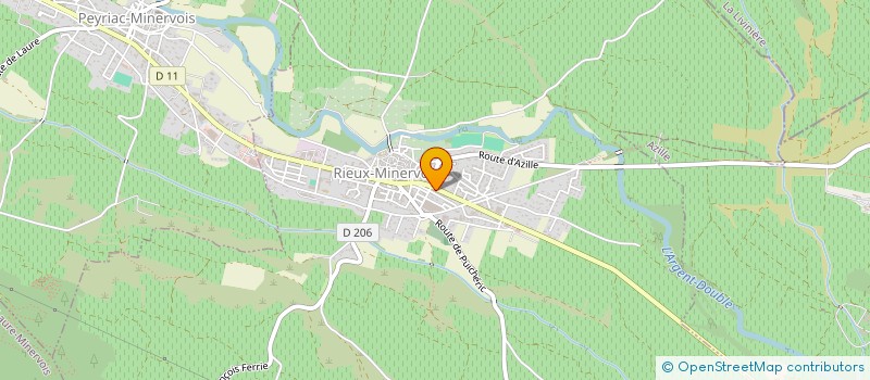 localisation de l'entreprise MADAME EMIE BLANC  RIEUX-MINERVOIS