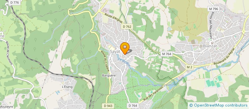 localisation de l'entreprise MADAME EMIE CHAMBON  SAYAT