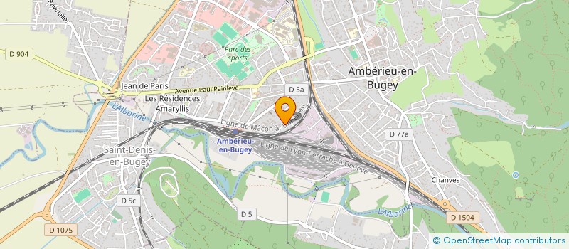 localisation de l'entreprise MADAME EMIE DELPHINO  AMBERIEU-EN-BUGEY