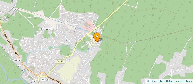 localisation de l'entreprise MADAME EMIE FREBAULT  MIOS