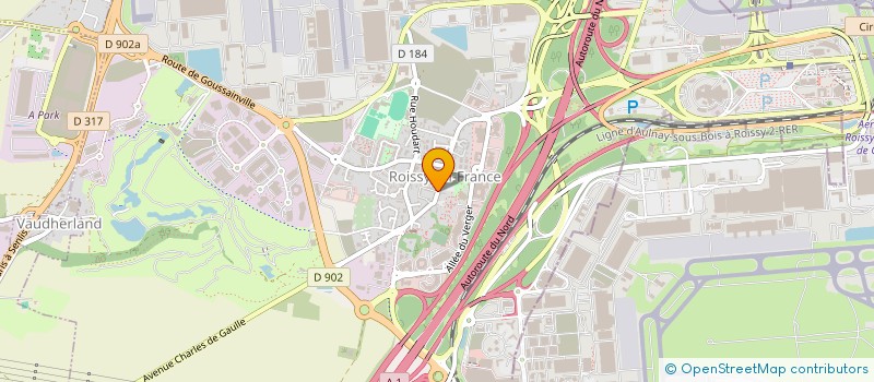 localisation de l'entreprise MADAME EMIE MARCILLAT à ROISSY-EN-FRANCE