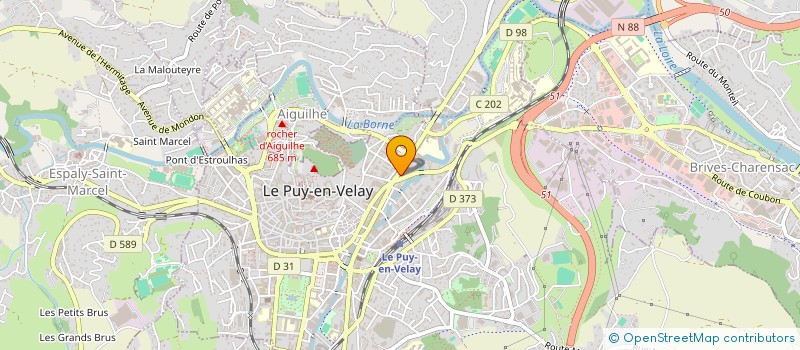 localisation de l'entreprise MADAME EMILE FABRE à LE PUY-EN-VELAY