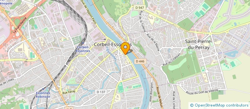 localisation de l'entreprise MADAME EMILE GARNAUD à CORBEIL-ESSONNES