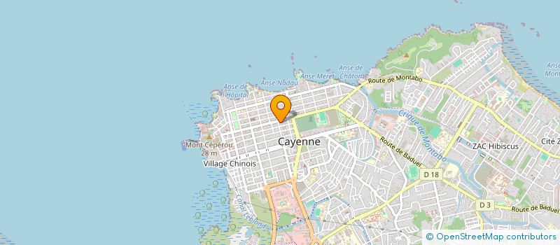 localisation de l'entreprise MADAME EMILE HIDAIR  CAYENNE