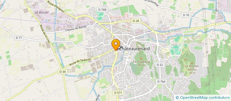 localisation de l'entreprise MADAME EMILE NOGUIER à CHATEAURENARD