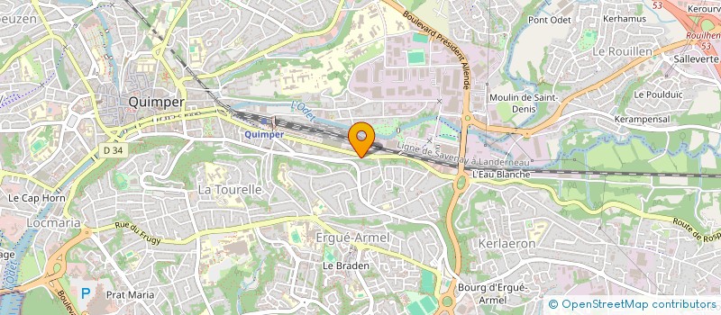 localisation de l'entreprise MADAME EMILI-MARINA VLASCEANU  QUIMPER