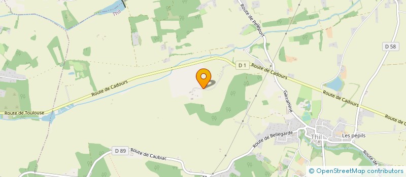 localisation de l'entreprise MADAME EMILIA BEGUE  THIL