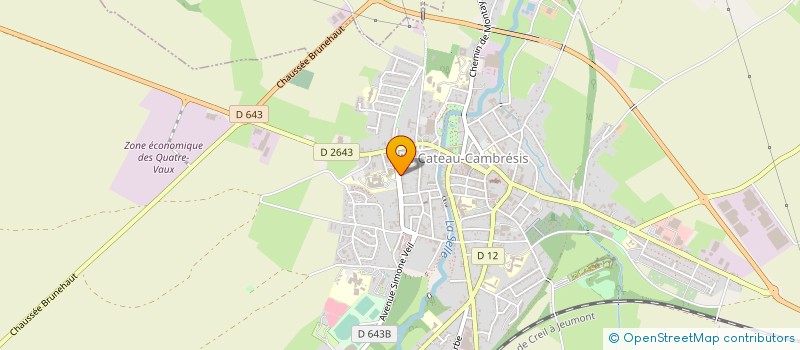 localisation de l'entreprise MADAME EMILIA BIRCA à LE CATEAU-CAMBRESIS