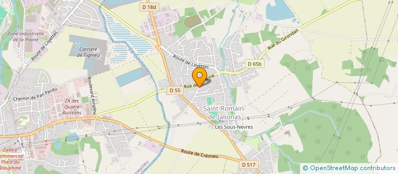 localisation de l'entreprise MADAME EMILIA BONOMO  SAINT-ROMAIN-DE-JALIONAS