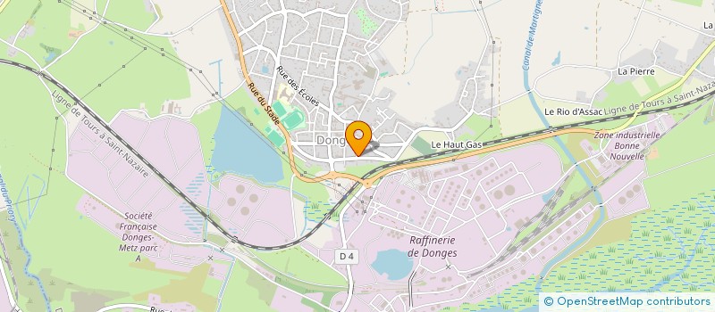 localisation de l'entreprise MADAME EMILIA COJUHARI  DONGES