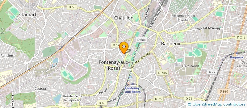 localisation de l'entreprise MADAME EMILIA COSTA à FONTENAY-AUX-ROSES