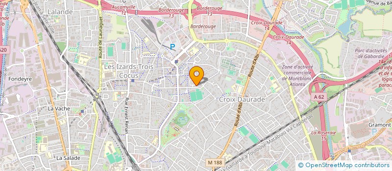 localisation de l'entreprise MADAME EMILIA CRISTIANO  TOULOUSE