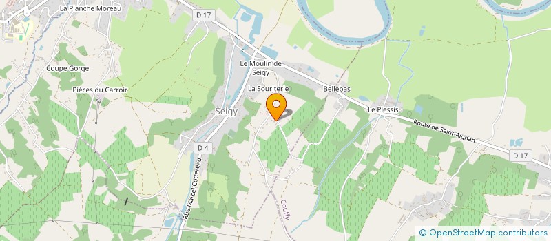 localisation de l'entreprise MADAME EMILIA DE SOUZA  SEIGY