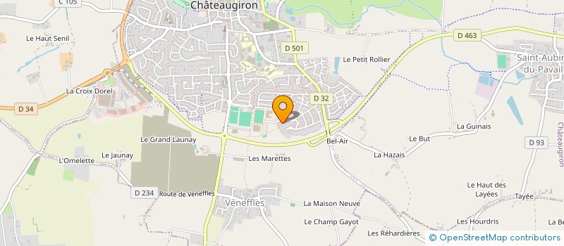 localisation de l'entreprise MADAME EMILIA ELENA INIGO AGUILAR  CHATEAUGIRON