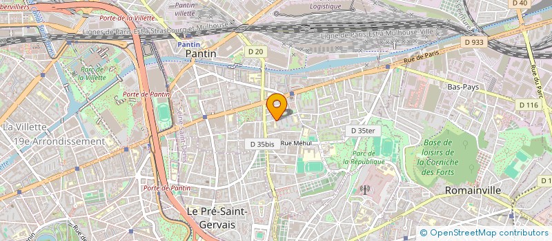 localisation de l'entreprise MADAME EMILIA EMILIA MBOCK  PANTIN