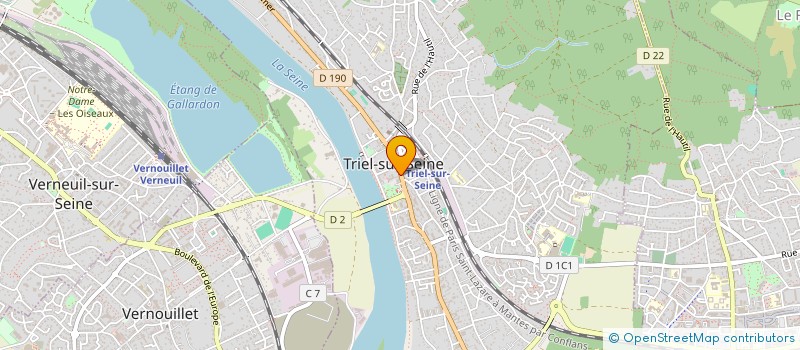 localisation de l'entreprise MADAME EMILIA FERREIRA à TRIEL-SUR-SEINE
