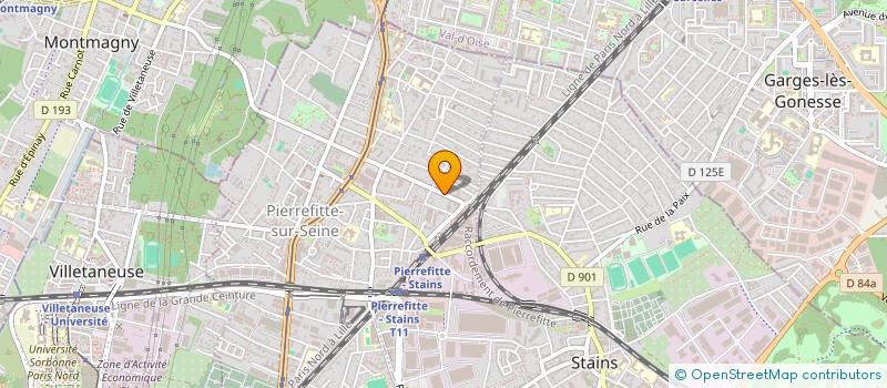 localisation de l'entreprise MADAME EMILIA GONCALVES à PIERREFITTE-SUR-SEINE