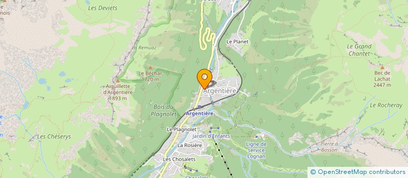 localisation de l'entreprise MADAME EMILIA LAFFIN  CHAMONIX-MONT-BLANC