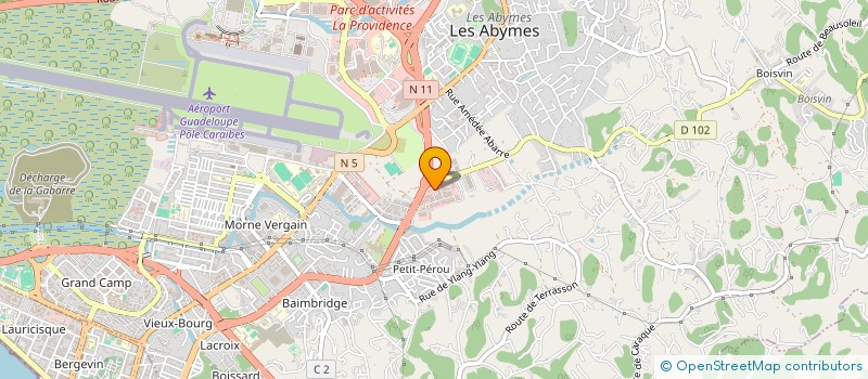 localisation de l'entreprise MADAME EMILIA MACEAN à LES ABYMES