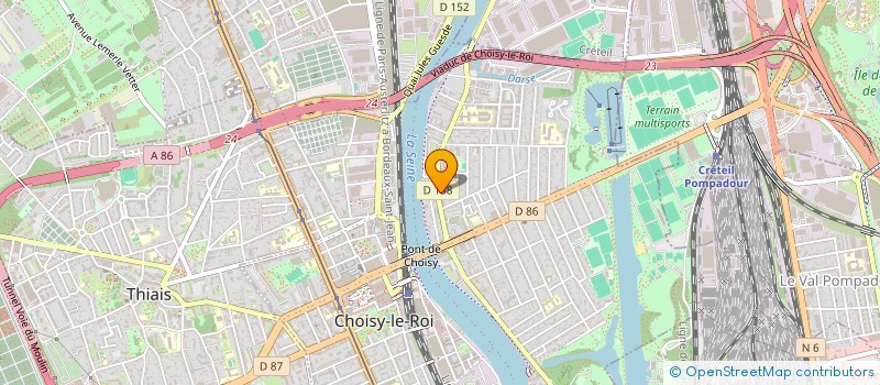 localisation de l'entreprise MADAME EMILIA NKIAMPILA  CHOISY-LE-ROI