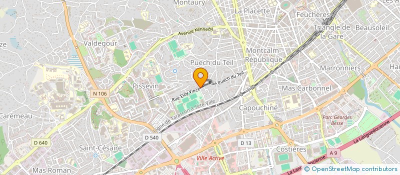 localisation de l'entreprise MADAME EMILIA OLIVERIO  NIMES